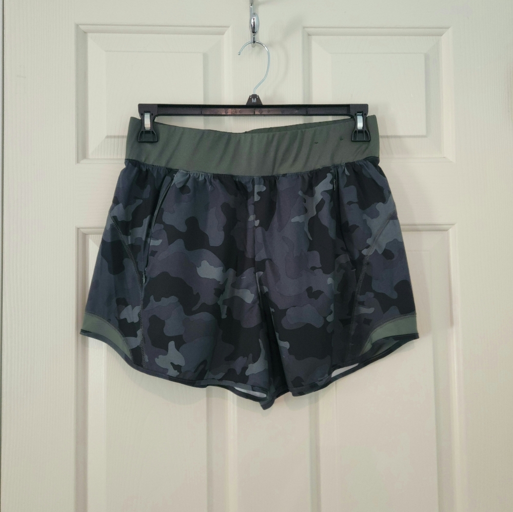 Tek Gear Green Camo Workout Shorts